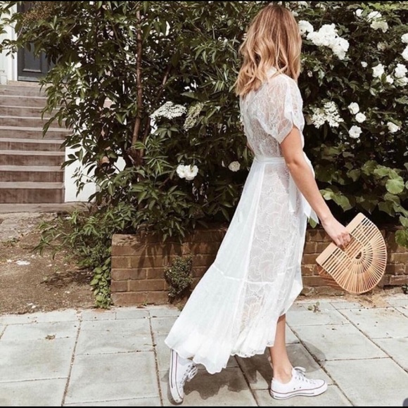 Anthropologie | Dresses | Anthropologie White Lace Midi Dress | Poshmark Anthropologie | Dresses | Anthropologie White Lace Midi Dress | Poshmark